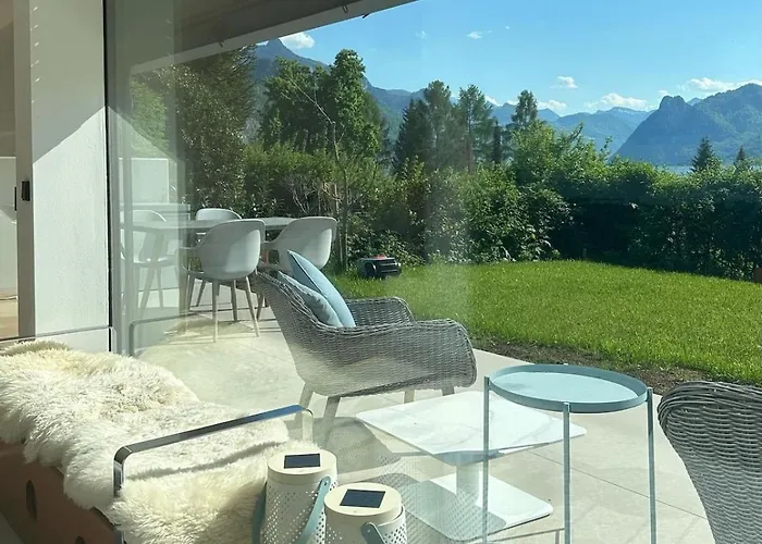 Apartmán Traumsee Am Traunsee In Mit 180 Grad See- Und Traunsteinblick Gmunden